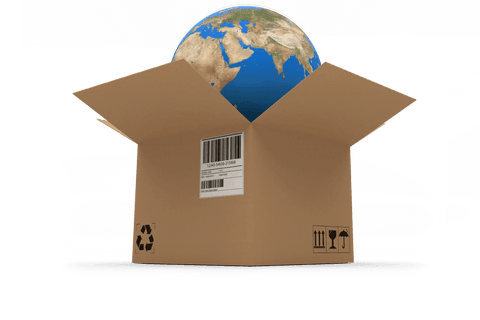 globe emerging from open box on transparent background - Download Free Stock Videos Pikwizard.com