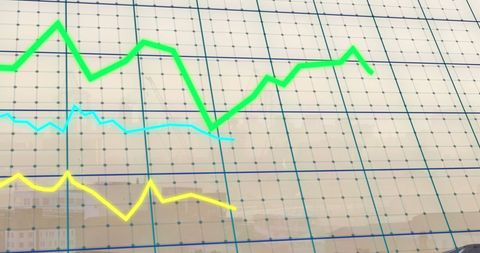 Dynamic Financial Graph with Transparency Effect Overlay - Download Free Stock Images Pikwizard.com