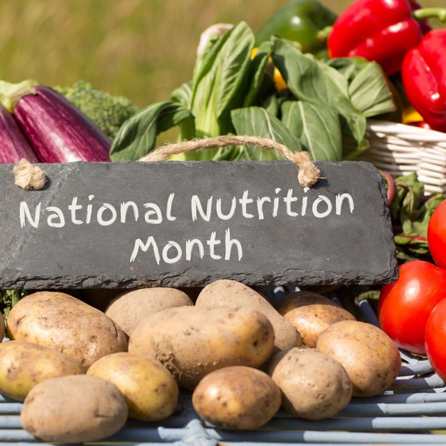 Fresh Vegetables and Potatoes Celebrating National Nutrition Month - Download Free Stock Templates Pikwizard.com