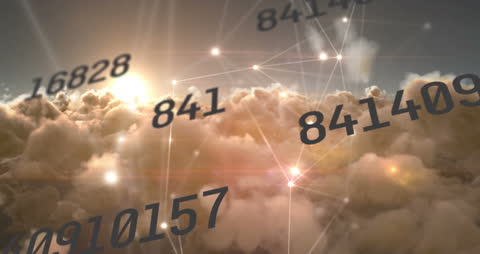 Digital Network Connections Interfacing Cloud Data