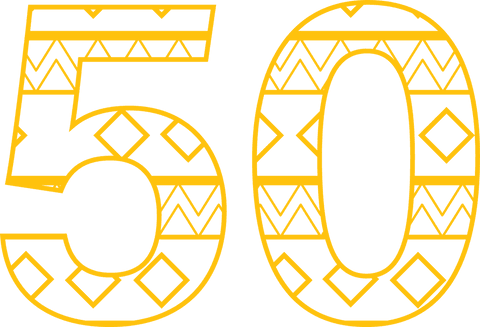 Transparent Patterned Yellow 50 Celebration Number - Download Free Stock Videos Pikwizard.com