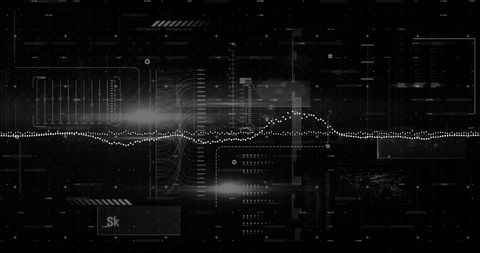 Abstract Digital Waveform in Data Processing Visualization - Download Free Stock Images Pikwizard.com