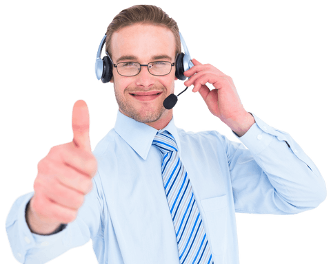 transparent businessman providing excellent customer service - Download Free Stock Videos Pikwizard.com