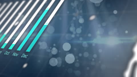 Abstract Data Visualization with Floating Light Spots