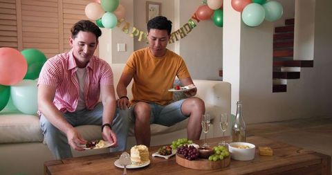 Celebrating Occasions at Home with Snacks and Decorations