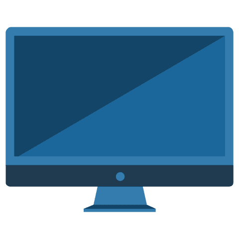 Blue Desktop Computer Icon on Transparent Background - Download Free Stock Videos Pikwizard.com