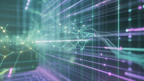 Futuristic Network Structure with Glowing Nodes and Grid Lines - Download Free Stock Images Pikwizard.com