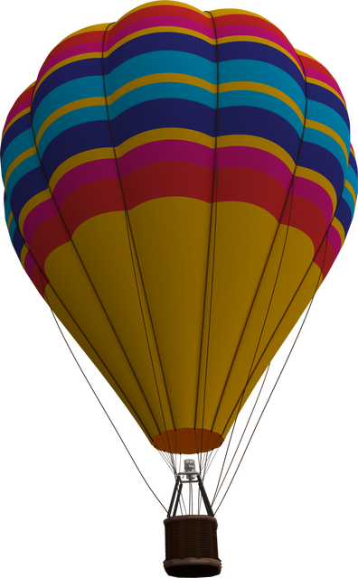 Digital Transparent Illustration of Colorful Hot Air Balloon for Vector Graphics - Download Free Stock Videos Pikwizard.com