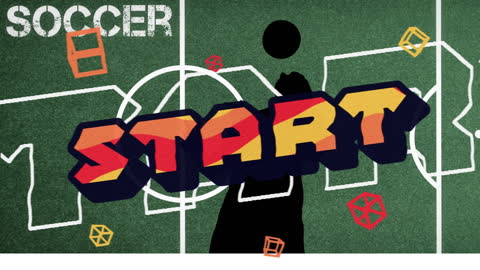 Dynamic Start Animation on Digital Soccer Field