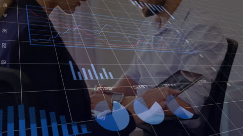 Analyzing Financial Data with Tablet and Graph Overlays
