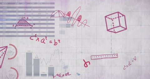 Mathematical Equations and Data Analysis Overlay Concept - Download Free Stock Images Pikwizard.com
