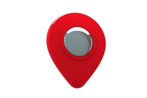Transparent Red Map Location Pointer in 3D Style - Download Free Stock Videos Pikwizard.com