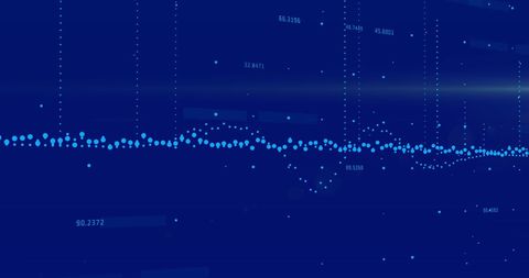 Digital Financial Data Visual Representation on Blue Background - Download Free Stock Images Pikwizard.com