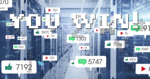 Gamification of Social Media Metrics in Server Environment - Download Free Stock Images Pikwizard.com