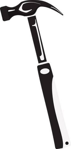 transparent stylized claw hammer with ergonomic handle - Download Free Stock Videos Pikwizard.com