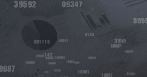 Digital Data Overlay with Floating Statistical Numbers - Download Free Stock Images Pikwizard.com