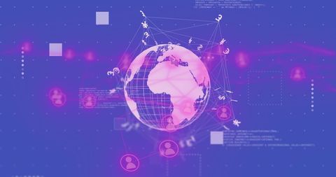 Global Network and Financial Connections with Digital Globe - Download Free Stock Images Pikwizard.com