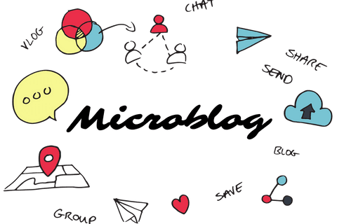 microblogging communication icons on transparent background - Download Free Stock Videos Pikwizard.com