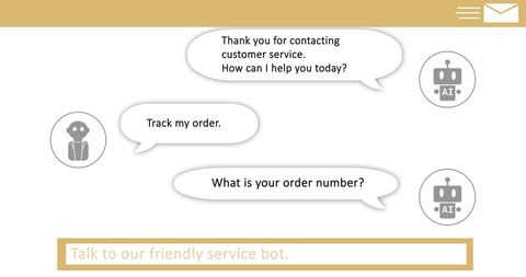 Digital AI Chat Interface for Customer Support - Download Free Stock Images Pikwizard.com