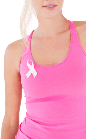 woman wearing pink dress with transparent background for breast cancer awareness - Download Free Stock Videos Pikwizard.com