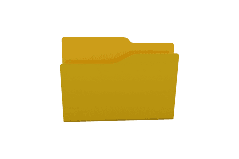 yellow folder icon with transparent background - Download Free Stock Videos Pikwizard.com