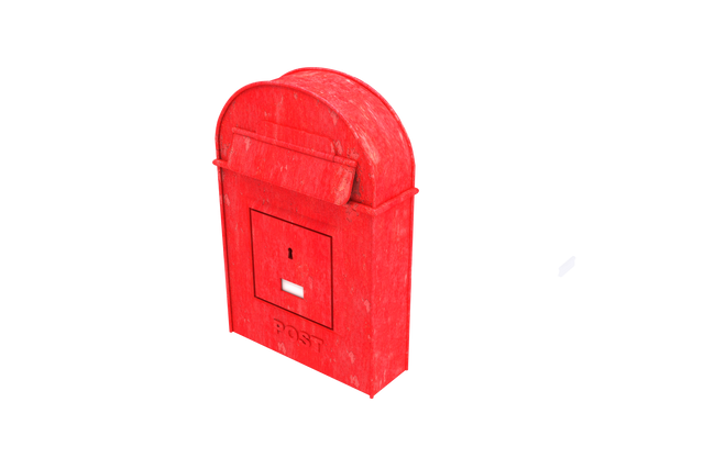 Transparent Red Letterbox Icon for Post Offices and communication Graphics - Download Free Stock Videos Pikwizard.com