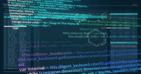 Digital Interface and Coding with Data Flow Diagrams - Download Free Stock Images Pikwizard.com