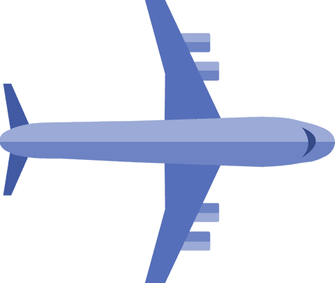 blue plane illustration on transparent background template - Download Free Stock Videos Pikwizard.com