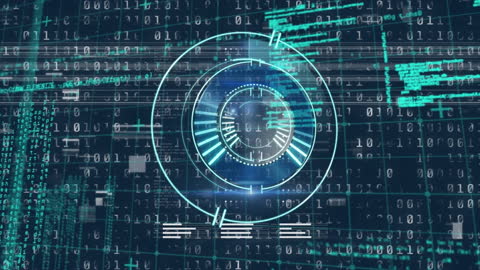 Futuristic Data Analysis Visualization with Holographic Interface