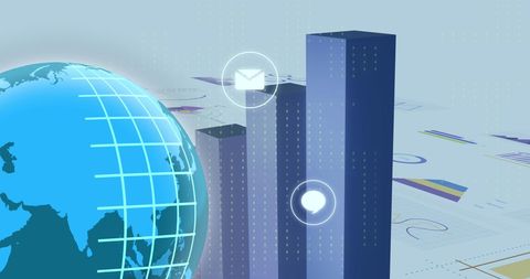 global business and financial data digital processing - Download Free Stock Images Pikwizard.com