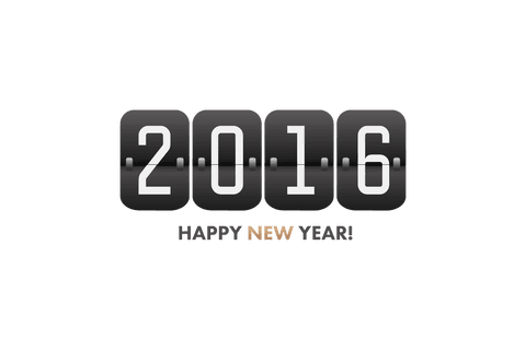 digital 2016 happy new year countdown on transparent background - Download Free Stock Videos Pikwizard.com