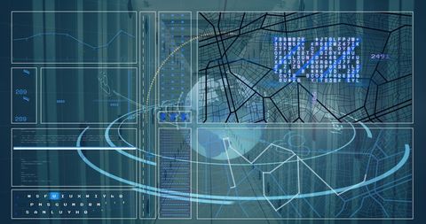 Digital Data Visualization in Server Environment - Download Free Stock Images Pikwizard.com