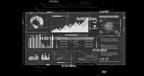 Financial Data Analysis on Digital Interface - Download Free Stock Images Pikwizard.com