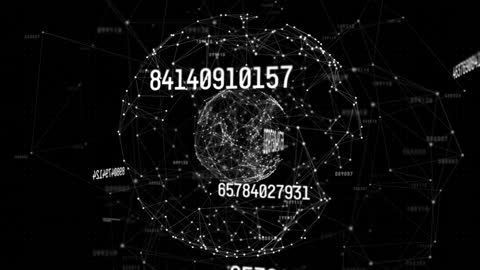 Digital Data Networking with Connected Numerical Elements