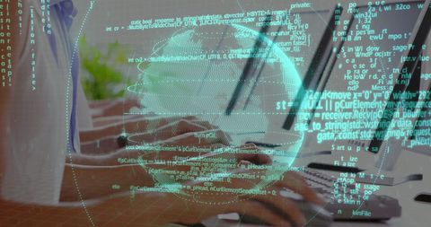 Digital Financial Data Processing in Diverse Business Environment - Download Free Stock Images Pikwizard.com