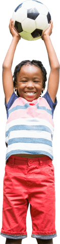 Joyful Child with Soccer Ball Transparent Background - Download Free Stock Videos Pikwizard.com