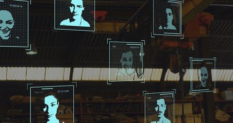 Biometric Data Processing in Industrial Warehouse Environment