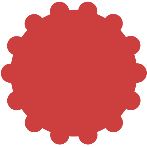 Red Abstract Shape on Transparent Background Illustration - Download Free Stock Videos Pikwizard.com