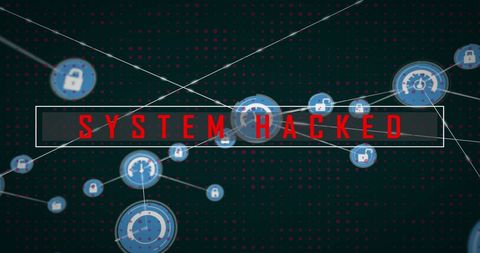 holistic digital network hacking alert concept - Download Free Stock Images Pikwizard.com