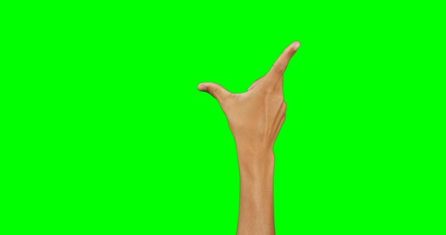 Hand Gesture Pointing Upwards on Green Screen Background - Download Free Stock Images Pikwizard.com