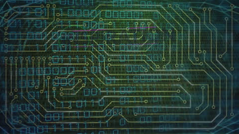Binary Code and Integrated Circuit with Technology Inspired Background