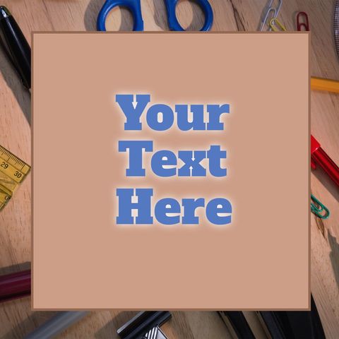 stationery concept with text placeholder - Download Free Stock Templates Pikwizard.com