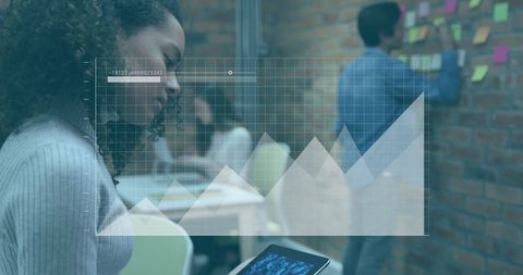 Diverse Team Analyzing Data and Creating Work Strategy