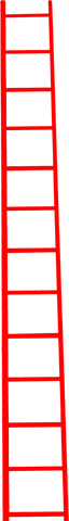 red ladder digital illustration on transparent background - Download Free Stock Videos Pikwizard.com