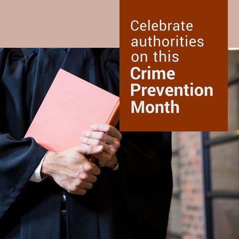 crime prevention month legal awareness banner - Download Free Stock Templates Pikwizard.com