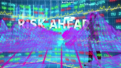 Metaverse Overlay with Financial Data and Abstract Elements