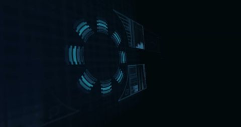 Futuristic Data Interface with Digital Scope Display - Download Free Stock Images Pikwizard.com