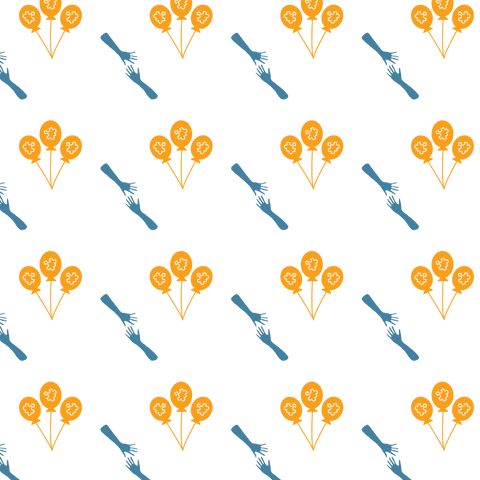 transparent balloon pattern in blue and yellow vector illustration - Download Free Stock Videos Pikwizard.com