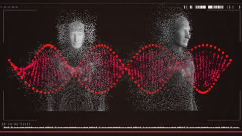 Digital Animation of DNA Strand with Particulate Human Forms