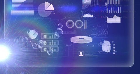Futuristic Digital Data Visualization and Analysis - Download Free Stock Images Pikwizard.com